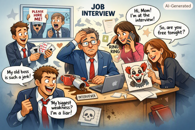 Top 10 Job Interview Disasters